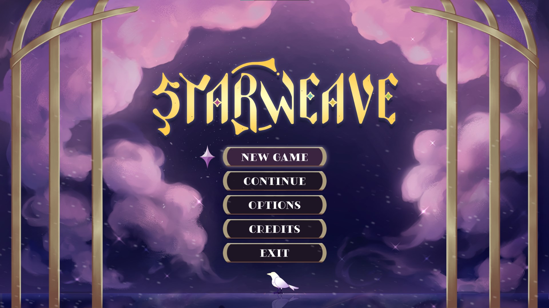 STARWEAVE main menu, final version